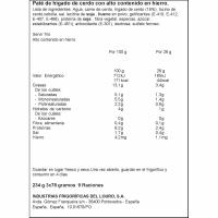 Paté de hígado de cerdo con hierro EROSKI, pack 3x78 g
