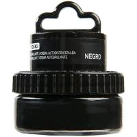Crema negra para calzado EROSKI, tarro aplicador 1 ud