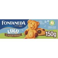 Bizcocho relleno de chocolate LU OSITOS LULU , caja 150 g