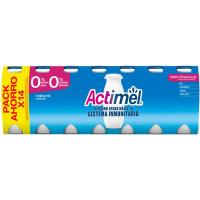 Actimel para beber desnatado 0% natural DANONE, pack 14x100 g