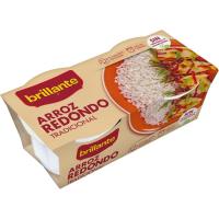 Vasitos de arroz redondo BRILLANTE, pack 2x125 g Vasitos de arroz redondo BRILLANTE, pack 2x125 g