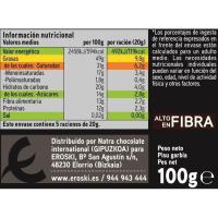 EROSKI SELEQTIA % 85 kakaoko txokolate beltza, tableta 100 g