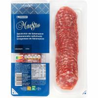 Salchichón de Salamanca extra EROSKI Maestro, pack 2x75 g