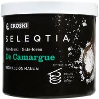 Flor de sal EROSKI SELEQTIA, lata 125 g