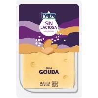 Queso Gouda sin lactosa KAIKU, lonchas, bandeja 150 g