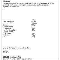 Mostaza a la Antigua LOUIT, frasco 115 g