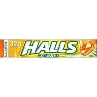 HALLS VITA-C zitriko zaporeko karamelua azukrerik gabe, paketea 32 g