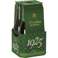 Cerveza Reserva 1925 ALHAMBRA, pack botellín 4x33 cl