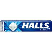 HALLS eukalipto zaporeko karameluak, paketea 32 g