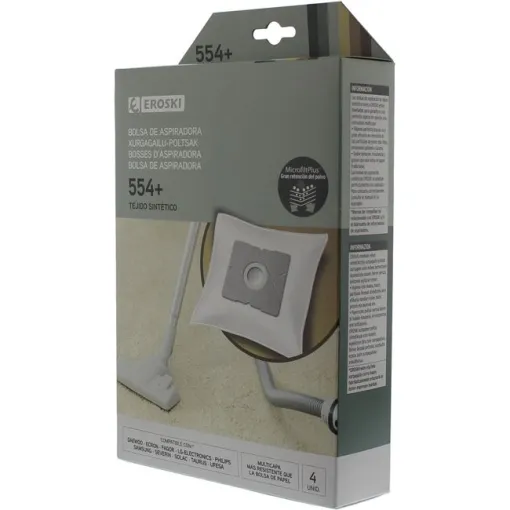 Bolsa de aspirador 554+, contenido de 4 uds