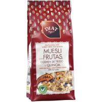 Muesli de frutas germen y quinoa D. RADISSON, paquete 375 g