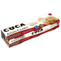 Atún claro en aceite virgen CUCA, pack 3x65 g