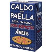 Caldo para paella de pescado-marisco ANETO, brik 1 litro Caldo para paella de pescado-marisco ANETO, brik 1 litro