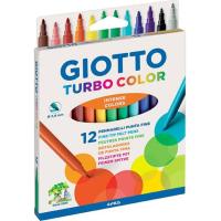 Rotulador, 12 colores, Turbo Color GIOTTO, caja 12 uds Rotulador, 12 colores, Turbo Color GIOTTO, caja 12 uds