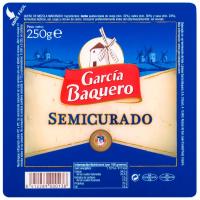 Queso semicurado GARCÍA BAQUERO, cuña 250 g Queso semicurado GARCÍA BAQUERO, cuña 250 g