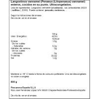 Langostino cocido 24/40 PESCANOVA, caja 800 g