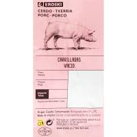 Carrilleras de cerdo EROSKI, bandeja aprox. 550 g