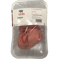 Caretas de cerdo EROSKI, bandeja aprox. 600 g