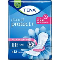Compresa de incontinencia maxi TENA Discreet, paquete 12 uds