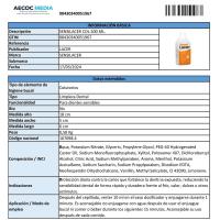 Sensilacer col. sin alcohol LACER, botella 500 ml