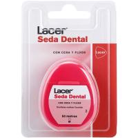 Seda dental con cera-fluor LACER, pack 1 ud