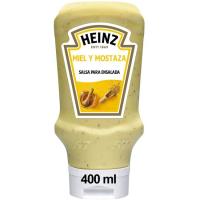 Salsa de miel-mostaza HEINZ, bocabajo 400 g Salsa de miel-mostaza HEINZ, bocabajo 400 g