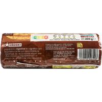 Galleta Digestive con chocolate EROSKI, paquete 300 g