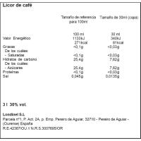 Licor de café REXIDOR, garrafa 3 litros