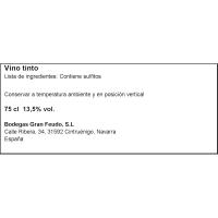 Vino Tinto Reserva D.O. Navarra GRAN FEUDO, botella 75 cl