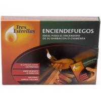 Enciende fuegos TRES ESTRELLAS, pack 1 ud