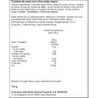D. RADISSON arto opiltxoak txokolate beltzarekin, paketea 125 g