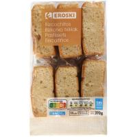 EROSKI bizkotxo txikia, 18 ale, paketea 370 g