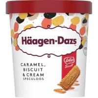 Biscuits&Cream de caramelo HAAGEN DAZS, tarrina 500 ml
