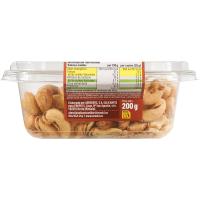 Anacardos fritos EROSKI, tarrina 200 g
