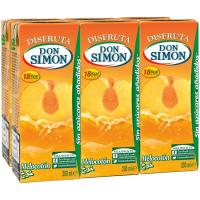 Disfruta de melocotón sin azúcar DON SIMON, pack 6x20 cl