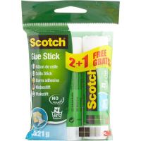 Pegamento adhesivo en barra de 21 gr SCOTCH, pack 2+1 uds Pegamento adhesivo en barra de 21 gr SCOTCH, pack 2+1 uds