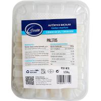 Palitos de bacalao desalado GIRALDO, bandeja 250 g