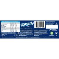 Galleta de chocolate rellena sabor vainilla OREO, paquete 154 g