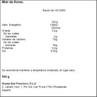 Miel GRANJA SAN FRANCISCO, dosificador 500 g
