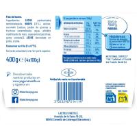 Flan artesano LA LECHERA, pack 4x100 g