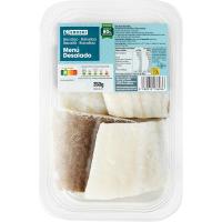 Bacalao desalado menú EROSKI, bandeja 350 g