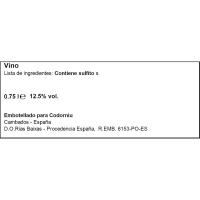 LEIRAS Albariño ardoa, botila 75 cl