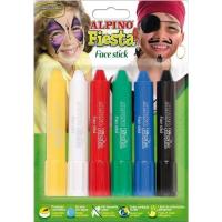 Barritas maquillaje face stick ALPINO, 6 colores
