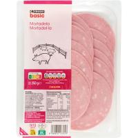 EROSKI BASIC mortadela, zorroa 250 g