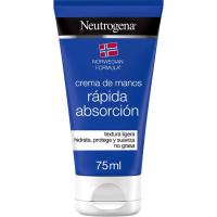 Crema de manos rápida absorción NEUTROGENA, tubo 75 ml