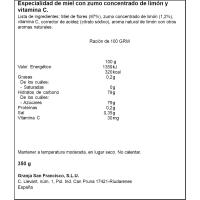 Miel con limón GRANJA SAN FRANCISO, dosificador 350 g