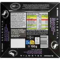 Foie gras entero de pato EROSKI SELEQTIA, blister 100 g