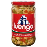 Garbanzo con verdura LUENGO, frasco 400 g