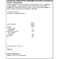 Colas de langostino al ajillo AGUINAMAR, sobre 105 g