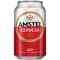 Cerveza AMSTEL, lata 33 cl